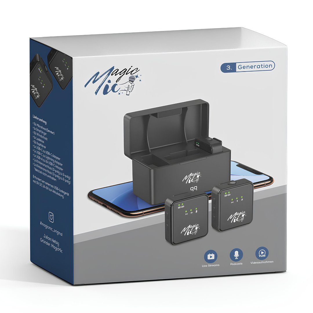 MagicMic™ 2in1 Microphone (3rd Generation) - MagicMic EU